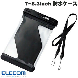 [lR|X] ELECOM GR ^ubghP[X IPX8 {^̉₷TCht[X^Cv lbNXgbvt 7~8.3inch ubN # TB-WPSR08BK GR (^ubgJo[EP