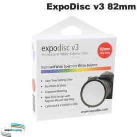 Expoimaging 82mm ExpoDisc v3 プロフェッショナルホワイトバランスフィルター # エキスポイメージング (カメラアクセサリー)