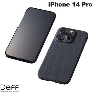 Deff iPhone 14 Pro Ultra Slim & Light Case DURO �}�b�g�u���b�N # DCS-IPD22MPKVMBK �f�B�[�t (�X�}�z�P�[�X�E�J�o�[) �A���~�h�@�� ���y�� ����� ���ϋv��