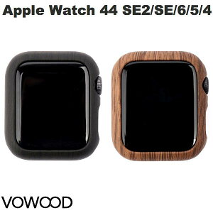 VOWOOD Apple Watch 44mm SE 2 / SE / 6 / 5 / 4 n[hP[X {[Ebh (AbvEHb`P[X Jo[) Y h EHibg