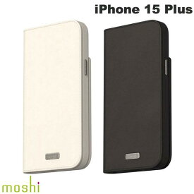moshi iPhone 15 Plus Overture MagSafe対応 手帳型ケース (スマホケース・カバー)
