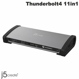 【あす楽】 j5 create Thunderbolt 4 デュアルディスプレイ PD対応 11in1 ドッキングステーション # JTD562 ジェイファイブクリエイト (サンダーボルト ハブ)