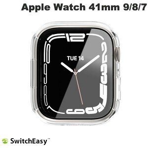 y݌Ɍz SwitchEasy Apple Watch 41mm Series 9 / 8 / 7 NUDE NAP[X Transparent # SE_W41CSPCNW_TR XCb`C[W[ (AbvEHb`P[X Jo[) fB[X