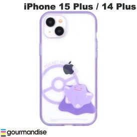 [ネコポス送料無料] ポケモン gourmandise iPhone 15 Plus / 14 Plus 耐衝撃ケース IIIIfi+ (イーフィット) Clear ポケットモンスター メタモン # POKE-872A グルマンディーズ (スマホケース・カバー) Pokemon 透明