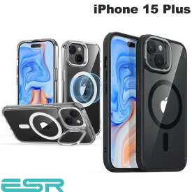 [ネコポス送料無料] ESR iPhone 15 Plus Classic MagSafe対応 スタンド付き ハイブリッドケース (スマホケース・カバー)