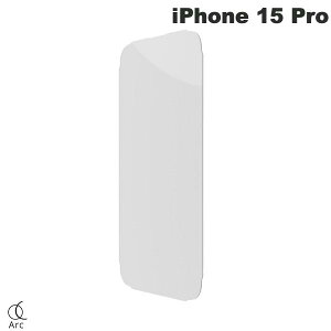 Arc iPhone 15 Pro Shield �K���X�t�B���� 0.58mm # AC26355i15PR �A�[�N (�X�}�z�p�t���ی�K���X�t�B����)