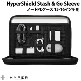 【あす楽】 HYPER++ 15-16インチ用 HyperShield Stash & Go Sleeve 防水ノートPCケース # HS16BKGL-70 ハイパー (ノートPCスリーブケース)