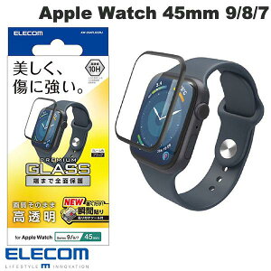 ELECOM GR Apple Watch 45mm Series 9 / 8 / 7 tJo[KXtB  \tc[t # AW-23AFLGGRJ GR (AbvEHb`pیtB)