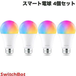 SwitchBot 4Zbg X}[gd LEDd X}[gCg  RGBCW}`J[ XCb`{bg X}z XPW[@\ ANT Google Home Siri E26 800lm F b5