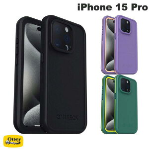OtterBox iPhone 15 Pro LifeProof FRE h ho h ϏՌ P[X MagSafeΉ Ib^[{bNX (X}zP[XEJo[) 360xی AEghA