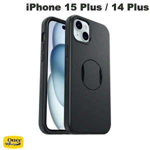 OtterBox iPhone 15 Plus / 14 Plus OTTER GRIP SYMMETRY (�V�����g���[) �ϏՌ� Black # 77-93152 �I�b�^�[�{�b�N�X (�X�}�z�P�[�X�E�J�o�[) CS