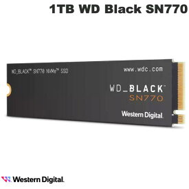 Western Digital 1TB WD Black SN770 NVMe SSD M.2 2280 # WDS100T3X0E ウエスタンデジタル (内蔵SSD)