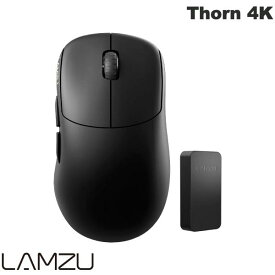 【あす楽】 LAMZU Thorn 4K (4K Dongle Included) 4000Hz対応 USBドングル付属 超軽量 ワイヤレスゲーミングマウス Charcoal Black # LAMZU-00009-CBLK ラムズ (マウス) ソーン 52g