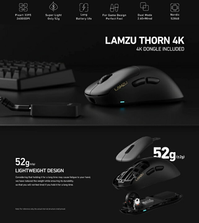楽天市場】【あす楽】 LAMZU Thorn 4K (4K Dongle Included) 4000Hz 