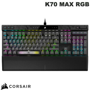 Corsair K70 MAX RGB {z񂩂Ȗ CJjJQ[~OL[{[h tH[p[Xgt ubN # CH-910961G-JP RZA (L[{[h)