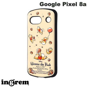 ingrem Google Pixel 8a ディズニー 超! 保護ケース MiA プーさんとはちみつ # IN-DGP8AAC4/PO12 イングレム (アンドロイドスマホケース・カバー) キャラクター かわいい