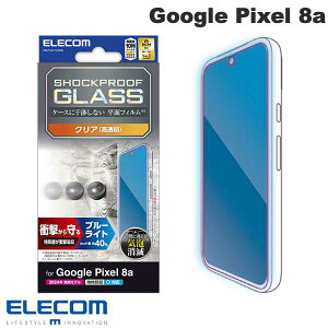 ELECOM GR Google Pixel 8a KXtB SHOCKPROOF u[CgJbg # PM-P241FLGZBL GR (AhChX}zptیtB)
