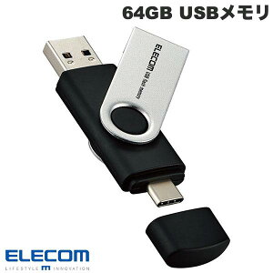 ELECOM GR 64GB USB USB3.2(Gen1) Type-C Type-ARlN^t Lbv ubN # MF-TPC3064GBK GR (USB)