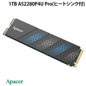 Apacer 1TB AS2280P4U Pro(q[gVNt) M.2 SSD PCI-ExpressGen3x4 R=3500MB/s W=3000MB/s 3D TLC # AP1TBAS2280P4UPRO-1 AyCT[ (SSD)