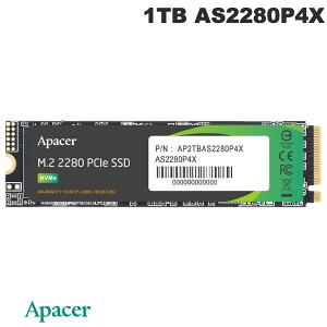 Apacer 1TB AS2280P4X M.2 SSD PCI-ExpressGen3x4 R=2100MB/s W=1700MB/s 3D TLC # AP1TBAS2280P4X-1 AyCT[ (SSD)