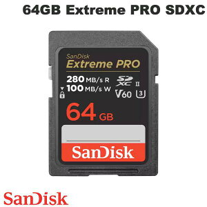 SanDisk 64GB Extreme PRO SDXC UHS-II U3 V60 Class10 COpbP[W # SDSDXEP-064G-GN4IN TfBXN (SDHC [J[h)
