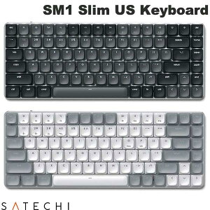 y500~OFFN[|Ώہz yKiz Satechi SM1 Slim Mechanical Backlit Bluetooth Keyboard US Layout eL[X ^N^C  L[{[h pz (L[{[h) Mac Windows sss25