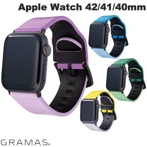 �y�݌Ɍ���z�y�݌ɏ��������z GRAMAS x B& Apple Watch 42 / 41 / 40mm at Once Genuine Leather Watchband �O���}�X (�A�b�v���E�H�b�` �x���g �o���h) ���U�[ ���f�B�[�X