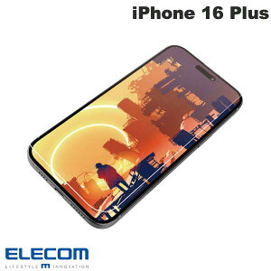 ELECOM �G���R�� iPhone 16 Plus / 15 Plus �K���X�t�B���� �G�b�`���OAR���H ����f�� ������ 0.25mm # PM-A24BFLGAR �G���R�� (�X�}�z�p�t���ی�K���X�t�B����)