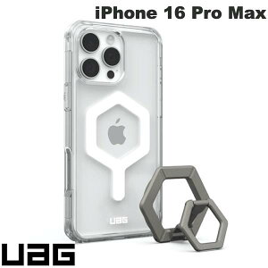 UAG iPhone 16 Pro Max PLYO (vCI) P[X MagSafeΉ X^h Bundle Ice White/Titanium Stand # UAG-IPH24LA-YMS-I-S [G[W[ (X}zP[XEJo[) ϏՌ URBAN ARMOR GEAR }Olbg