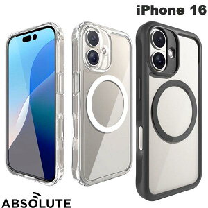 ySS500~OFFN[|Ώہz Absolute Technology iPhone 16 LINKASE AIR with Gorilla Glass TPUdl R MagSafeΉ SKXP[X Au\[g eNmW[ (X}zP[XEJo[) }Olbg