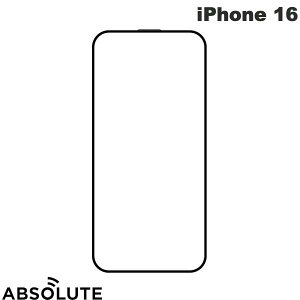 Absolute Technology iPhone 16 3D Perfect Enclosure 3D^CvEKXXN[veN^[ 0.33mm # 3DP16610BK Au\[g eNmW[ (X}zptیKXtB)