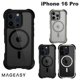 MagEasy iPhone 16 Pro Odyssey M MagSafe�Ή� �ϏՌ��P�[�X �}�O�C�[�W�[ (�X�}�z�P�[�X�E�J�o�[) �}�O�l�b�g