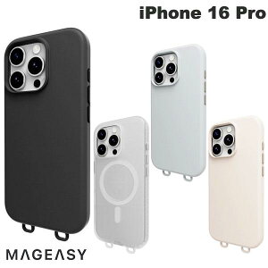 MagEasy iPhone 16 Pro Vibrant M MagSafe�Ή� �ϏՌ��P�[�X �}�O�C�[�W�[ (�X�}�z�P�[�X�E�J�o�[) �V�����_�[�X�g���b�v �}�O�l�b�g