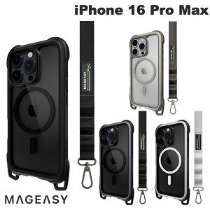 y}\500~OFFN[|Ώہz MagEasy iPhone 16 Pro Max Odyssey +Strap M PCxTPU nCubhP[X }OC[W[ (X}zP[XEJo[) V_[Xgbv }Olbg