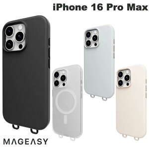 MagEasy iPhone 16 Pro Max Vibrant M MagSafeΉ ϏՌP[X }OC[W[ (X}zP[XEJo[) V_[Xgbv }Olbg