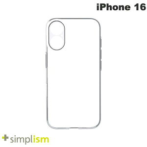 gjeB Simplism iPhone 16 AIR-REAL INVISIBLE ݌v ɔyʃP[X NA # TR-IP24M2-ARPSL-CL VvY (X}zP[XEJo[)