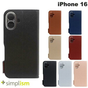 �g���j�e�B Simplism iPhone 16 FlipNote �ϏՌ��t���b�v�m�[�g�P�[�X �V���v���Y�� (�X�}�z�P�[�X�E�J�o�[) TR-IP24M2-FN �蒠�^ �T�E���h�z�[��