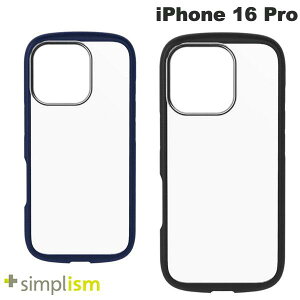�g���j�e�B Simplism iPhone 16 Pro LIGHT SHIELD �Ռ��z�� �n�C�u���b�h�N���A�P�[�X �V���v���Y�� (�X�}�z�P�[�X�E�J�o�[)