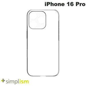 gjeB Simplism iPhone 16 Pro AIR-REAL INVISIBLE ݌v ɔyʃP[X NA # TR-IP24M3-ARPSL-CL VvY (X}zP[XEJo[)