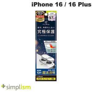 gjeB Simplism iPhone 16 / 16 Plus [PicPro CUSHION] 掿ʐ^B EgNA JYیKX  VvY (JYveN^[)