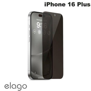 elago iPhone 16 Plus PRIVACY GLASS Clear tیKX 1 0.7mm # EL_IPBSPBGVC_CL GS (X}zptیKXtB) dx9H wh~ ȋz