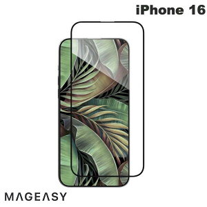MagEasy iPhone 16 Vetro 9H Transparent 9HKXtB 0.6mm # ME_IPNSPEGV9_TR }OC[W[ (X}zptیKXtB)