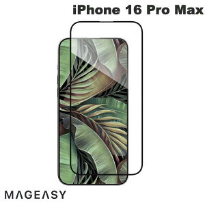 MagEasy iPhone 16 Pro Max Vetro 9H Transparent 9HKXtB 0.6mm # ME_IPGSPEGV9_TR }OC[W[ (X}zptیKXtB)