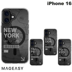 �m2024�n MagEasy iPhone 16 Urban M MagSafe�Ή� �ϏՌ��P�[�X �}�O�C�[�W�[ (�X�}�z�P�[�X�E�J�o�[) �}�O�l�b�g