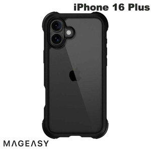 MagEasy iPhone 16 Plus Odyssey PCxTPU nCubhP[X Leather Black # ME_IPBCSPTOD_LB }OC[W[ (X}zP[XEJo[)
