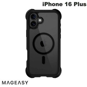 �m2024�n MagEasy iPhone 16 Plus Odyssey M MagSafe�Ή� �ϏՌ��P�[�X Leather Black # ME_IPBCSPTOY_LB �}�O�C�[�W�[ (�X�}�z�P�[�X�E�J�o�[) �}�O�l�b�g