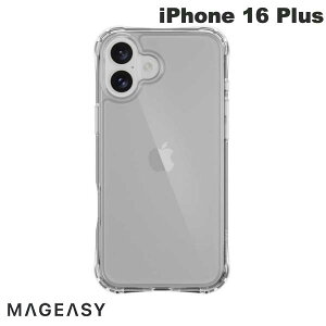 MagEasy iPhone 16 Plus Atoms PCxTPU �n�C�u���b�h�P�[�X Transparent # ME_IPBCSPTAT_TR �}�O�C�[�W�[ (�X�}�z�P�[�X�E�J�o�[)
