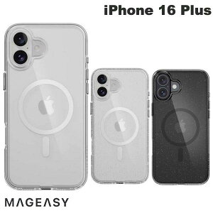 �m2024�n MagEasy iPhone 16 Plus Bright M MagSafe�Ή� �ϏՌ��P�[�X Transparent �}�O�C�[�W�[ (�X�}�z�P�[�X�E�J�o�[) �}�O�l�b�g