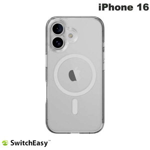 �m2024�n SwitchEasy iPhone 16 Crush M PC x TPU �n�C�u���b�h�P�[�X MagSafe�Ή� Transparent # SE_IPNCSPTSM_TR �X�C�b�`�C�[�W�[ (�X�}�z�P�[�X�E�J�o�[) �}�O�l�b�g