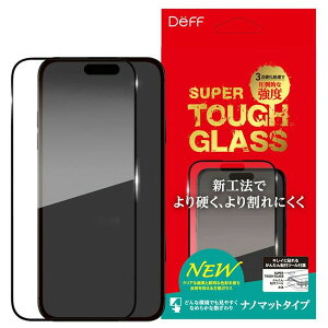 [lR|X] Deff iPhone 16 Plus SUPER TOUGH GLASS 0.33mm im}bg # DG-IP24LNM3SF fB[t (X}zptیKXtB)